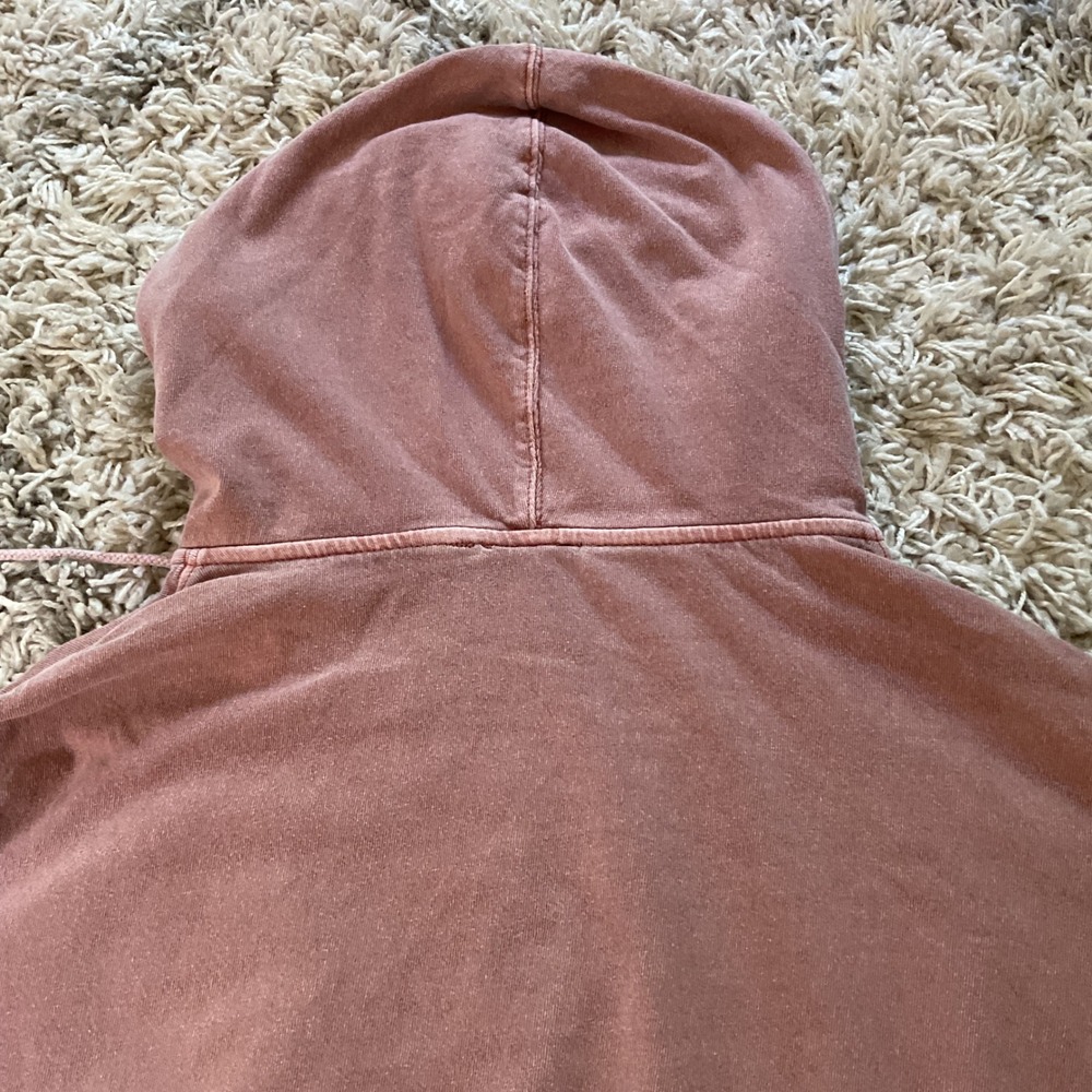 Out From Under Urban Outfitters Rose Mineral Wash Oversized Hoodie Sweatshirt - Picture 9 of 14